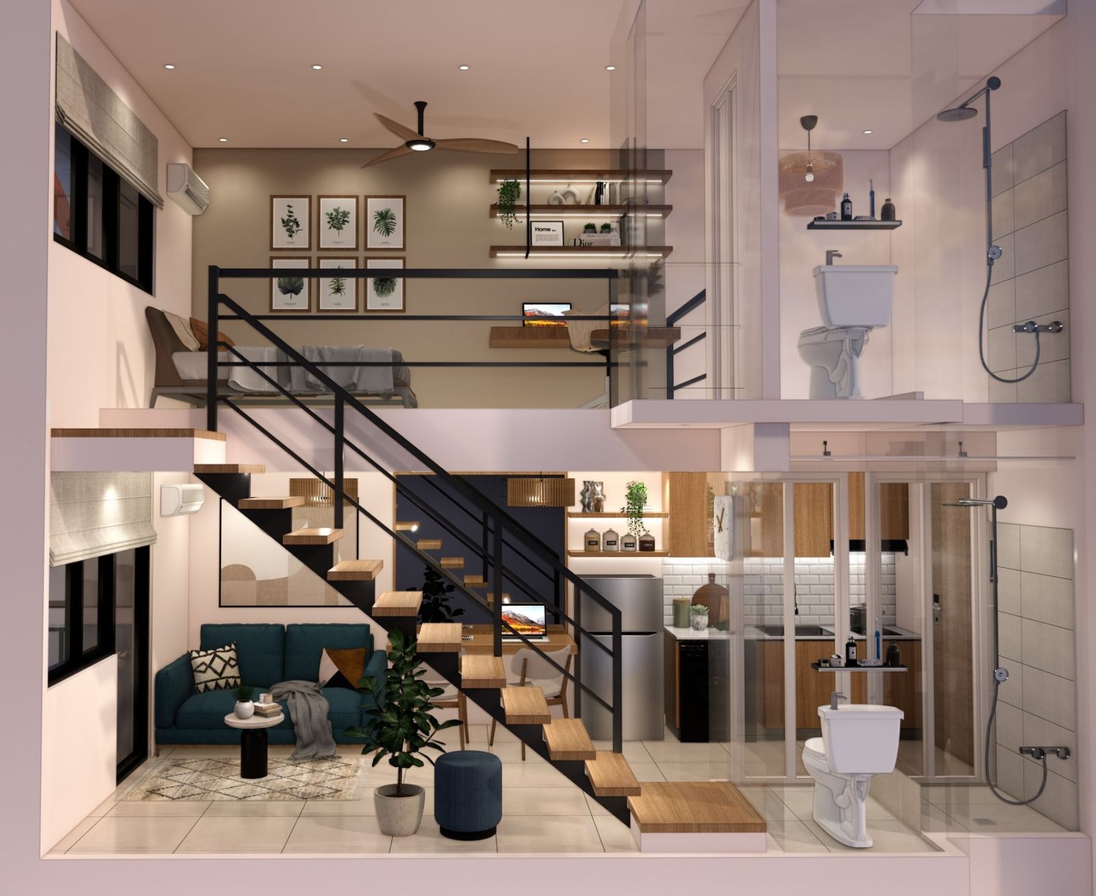 Rolando Oyangorin | Intalio Flats Primea- Building A | Loft Type ...